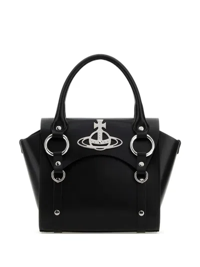 Vivienne Westwood Small Betty Tote Bag In Black