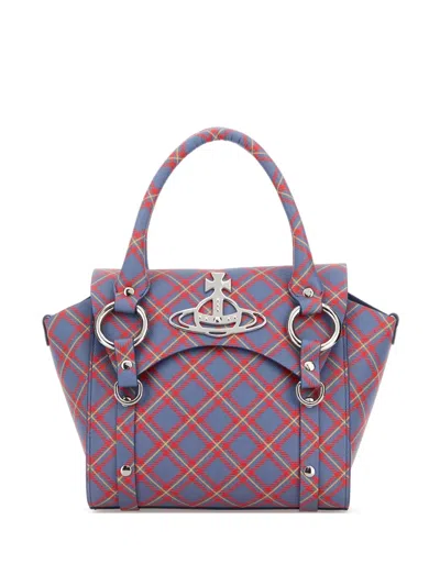 Vivienne Westwood Small Betty Tote Bag In Blue