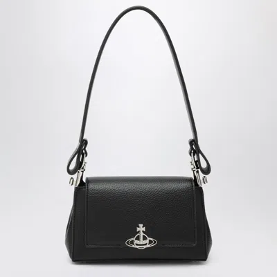 VIVIENNE WESTWOOD VIVIENNE WESTWOOD SMALL BLACK SHOULDER BAG HAZEL