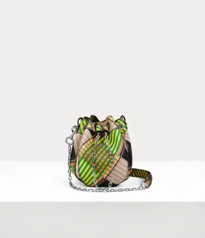 Vivienne Westwood Small Bucket Bag In Gold