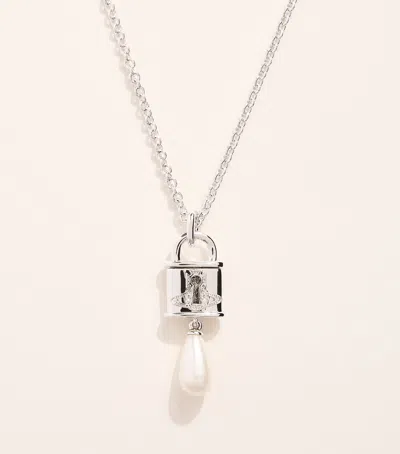 Vivienne Westwood Small Celestia Pendant Necklace In Ivory