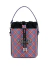 Vivienne Westwood Small Daisy Bucket Bag In Blue