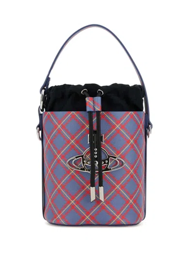 Vivienne Westwood Small Daisy Bucket Bag In Blue
