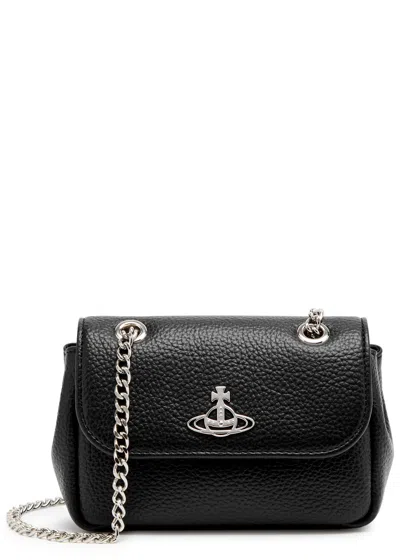 Vivienne Westwood Small Faux Leather Cross-body Bag In Brown