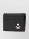 Vivienne Westwood Small Faux Leather Wallet In Black