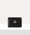 Vivienne Westwood Small Flap Purse Faux Leather Black One Size Women In Black
