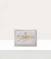 Vivienne Westwood Small Flap Purse Metallic Crinkle Silver One Size Women In Silver
