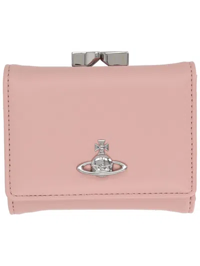 Vivienne Westwood "small Frame" Portfolio In Pink