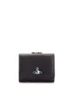 Vivienne Westwood Small Frame Wallet In Black