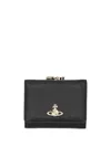 Vivienne Westwood Small Frame Wallet In Black