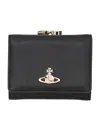 Vivienne Westwood Small Frame Wallet In Black