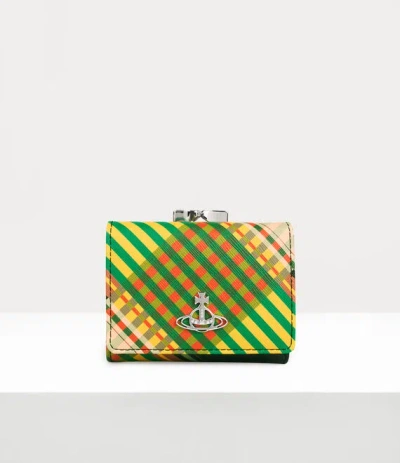 Vivienne Westwood Small Frame Wallet In Gold