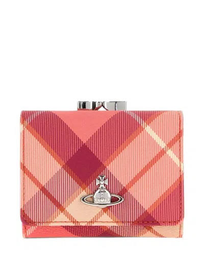 Vivienne Westwood Small Frame Wallet In Pink