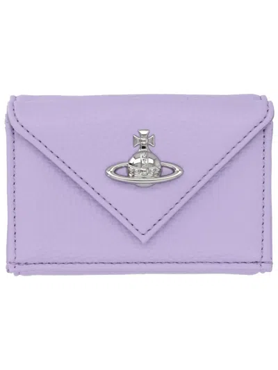 Vivienne Westwood Small Frame Wallet In Purple