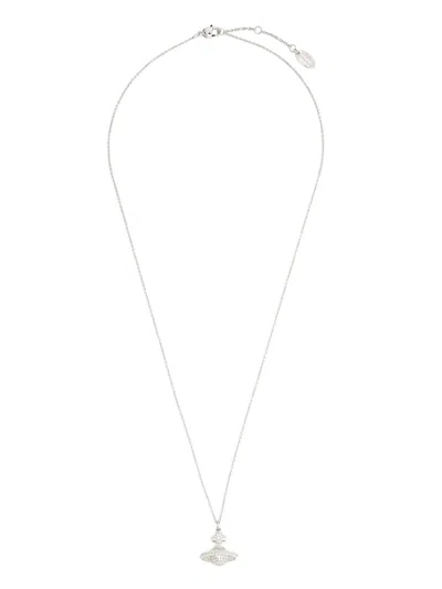 Vivienne Westwood Grace Small Pendant Necklace In Metallic