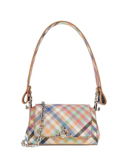 Vivienne Westwood Small Hazel Check-pattern Tote Bag In Multi
