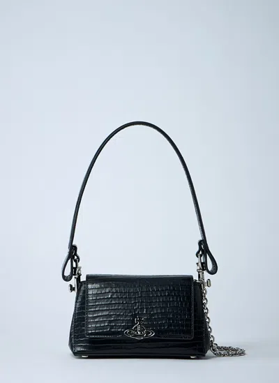 Vivienne Westwood Small Hazel Handbag In Black
