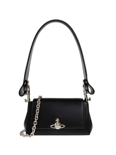 Vivienne Westwood Small Hazel Tote Bag In Black