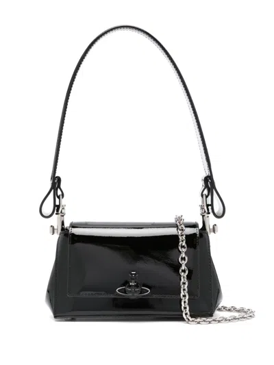 Vivienne Westwood Small Hazel Tote Bag In Black