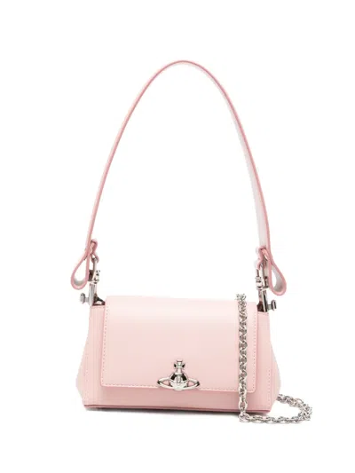 Vivienne Westwood Small Hazel Tote Bag In Pink