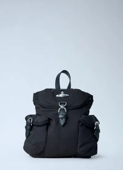 Vivienne Westwood Small Highland Backpack In Black