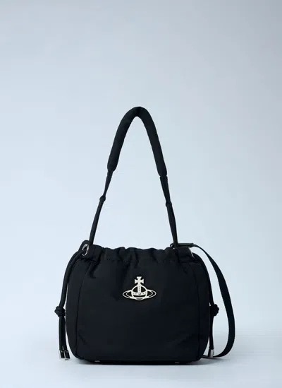 Vivienne Westwood Small Hilary Bucket Bag In Black