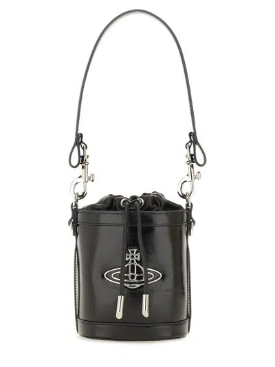 VIVIENNE WESTWOOD SMALL "KITTY" BUCKET BAG
