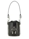 Vivienne Westwood Small Kitty Bucket Bag In Black