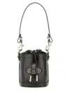 Vivienne Westwood Small "kitty" Bucket Bag Unisex In Black