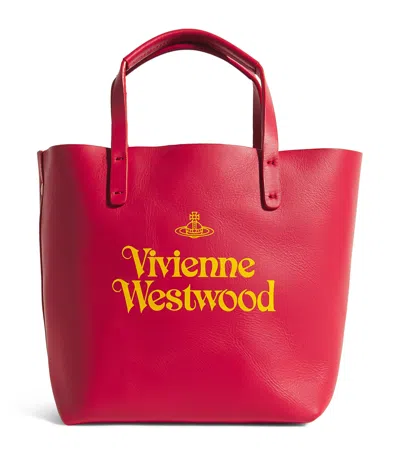 Vivienne Westwood Small Leather Studio Shopper Bag