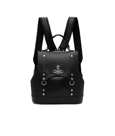 Vivienne Westwood Small Max Backpack In Black