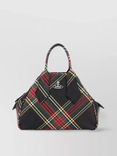 Vivienne Westwood Small Plaid Pattern Yasmine Handbag