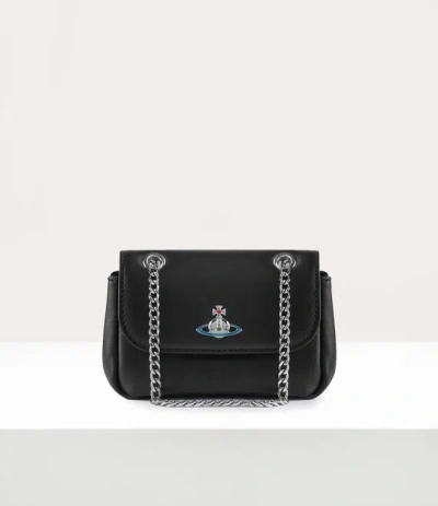 Vivienne Westwood Small Purse Chain In Black