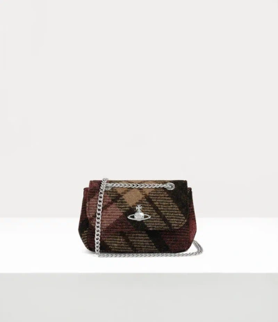 Vivienne Westwood Small Purse Harris Tweed Check Light-check One Size Women In Multi
