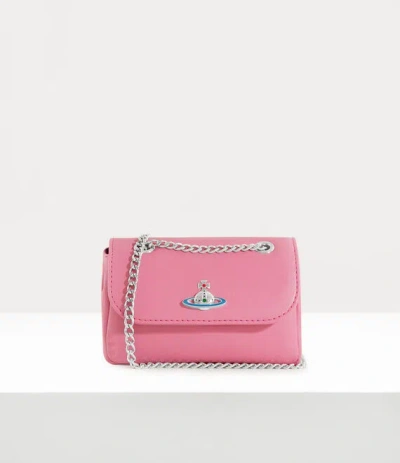 Vivienne Westwood Small Purse With Chain In Red