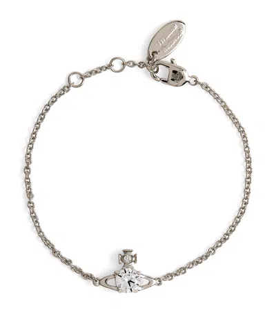Vivienne Westwood Small Reina Bracelet In Silver