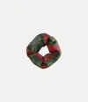 Vivienne Westwood Small Scrunchie Rtw Tartan Printed Scarlet-tartan Os-u Women