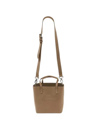 Vivienne Westwood Small Studio Tote Bag In Brown