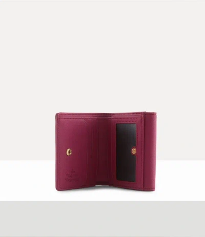 Vivienne Westwood Small Wallet Faux Leather -red-3d-orb One Size Women