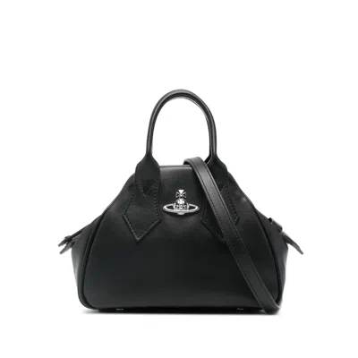 Vivienne Westwood Small Yasmine Orb Tote Bag In Black