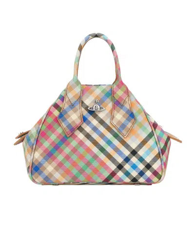Vivienne Westwood Small Yasmine Tote Bag In Multi