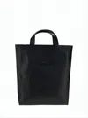Vivienne Westwood Smooth Black Cowhide Leather Tote Bag In Black