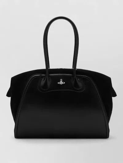 Vivienne Westwood Smooth Leather Tote Bag Structured Shape