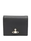 Vivienne Westwood Snap Closure Bi-fold Wallet Accessories In Black