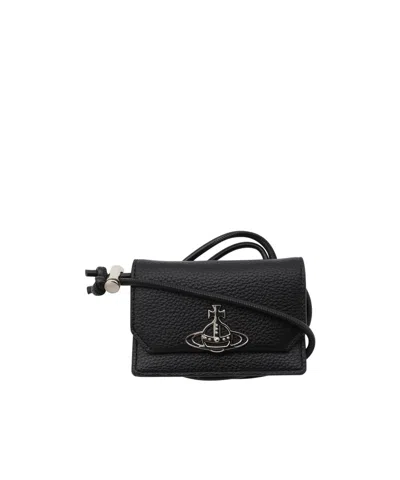Vivienne Westwood Snap Wallet In Black