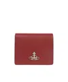 Vivienne Westwood Snap Wallet In Red