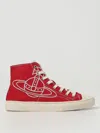 Vivienne Westwood Plimsoll Canvas Sneakers In Red