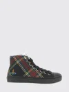 Vivienne Westwood High-top Rubber Sole Sneakers In Black