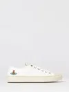 Vivienne Westwood Canvas Low-top Logo Rubber Sneakers In White