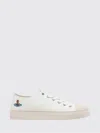 Vivienne Westwood Canvas Low-top Logo Rubber Sneakers In White